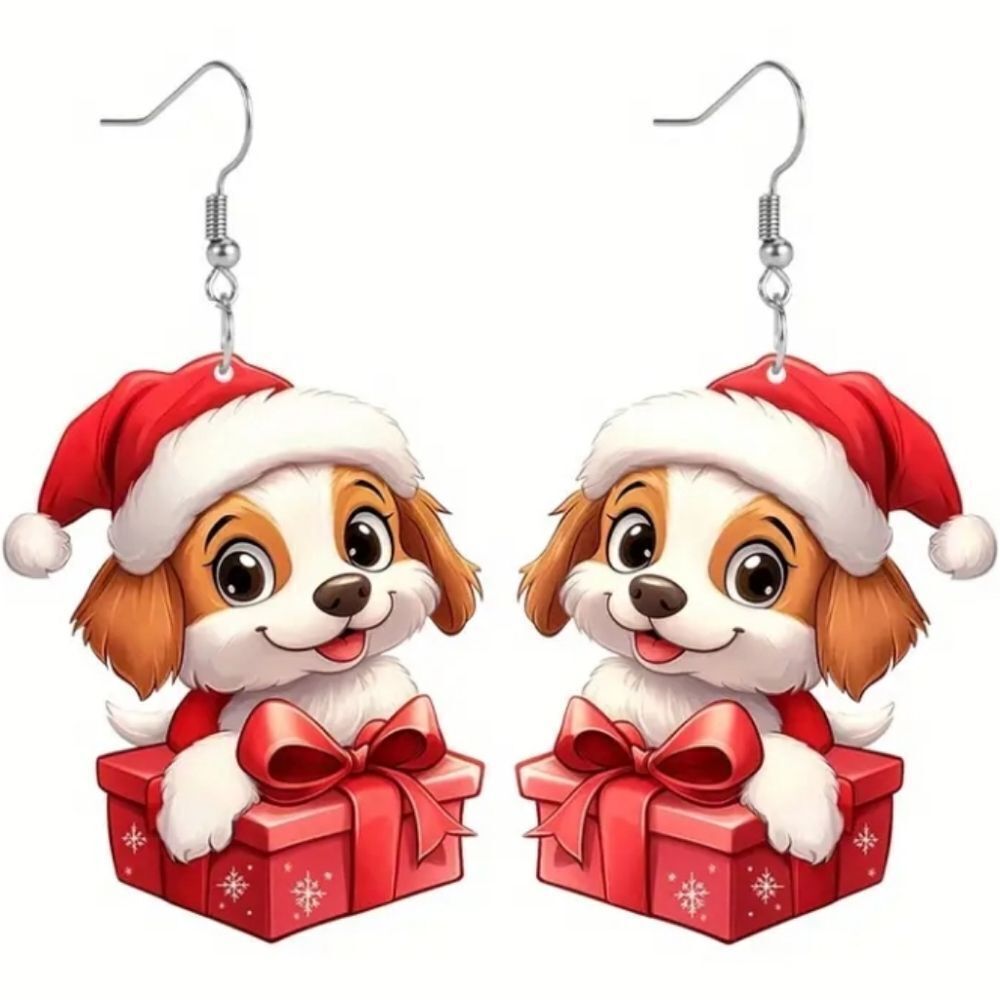 Hand Crafted Festive dangle earrings